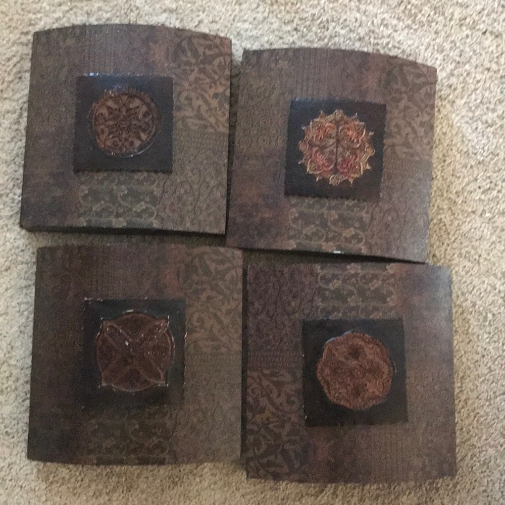 Set of 4 wall sconces